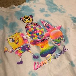 LISA FRANK X NICKELODEON SPONGEBOB SHIRT